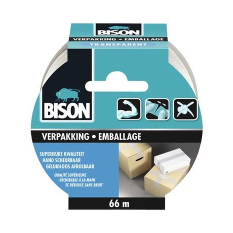 Bison Verpackungsband transparent 66m
