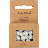 Https: www.cchobby.nl Wax Beads-d-8-mm-hole size-2-3-mm-mother-of-pearl-22-piece-1-box