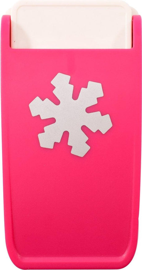 Vaessen creative heavy-duty pons - figuurpons - sneeuwvlok - ø 3,75 cm