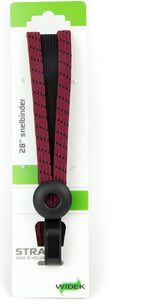 Qibbel Widk Triobinder Auge mit Haken 24+2x12mm schwarzer Bordeaux
