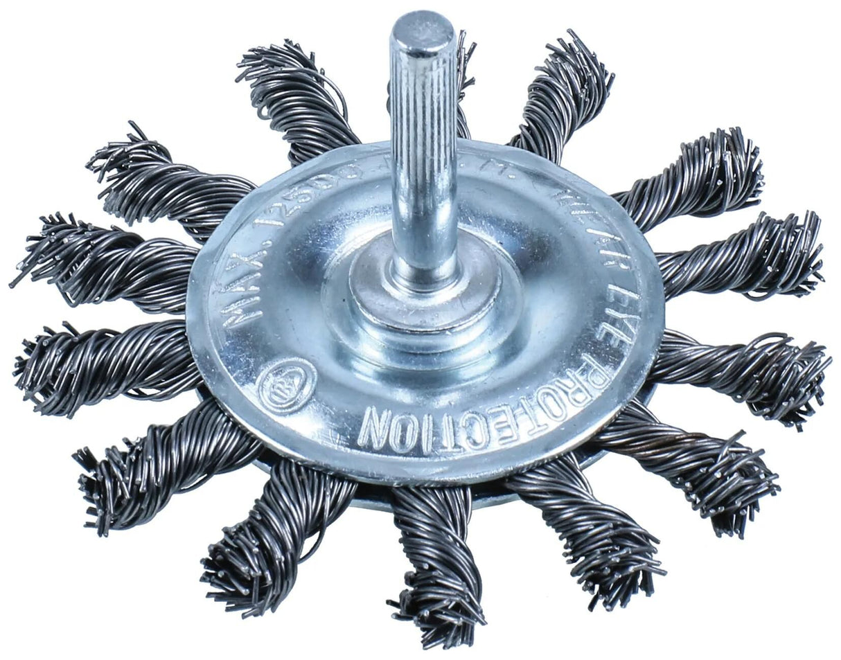 Condor Rundbürste Rundbürste mit 6mm Schaft d=75mm Stiel