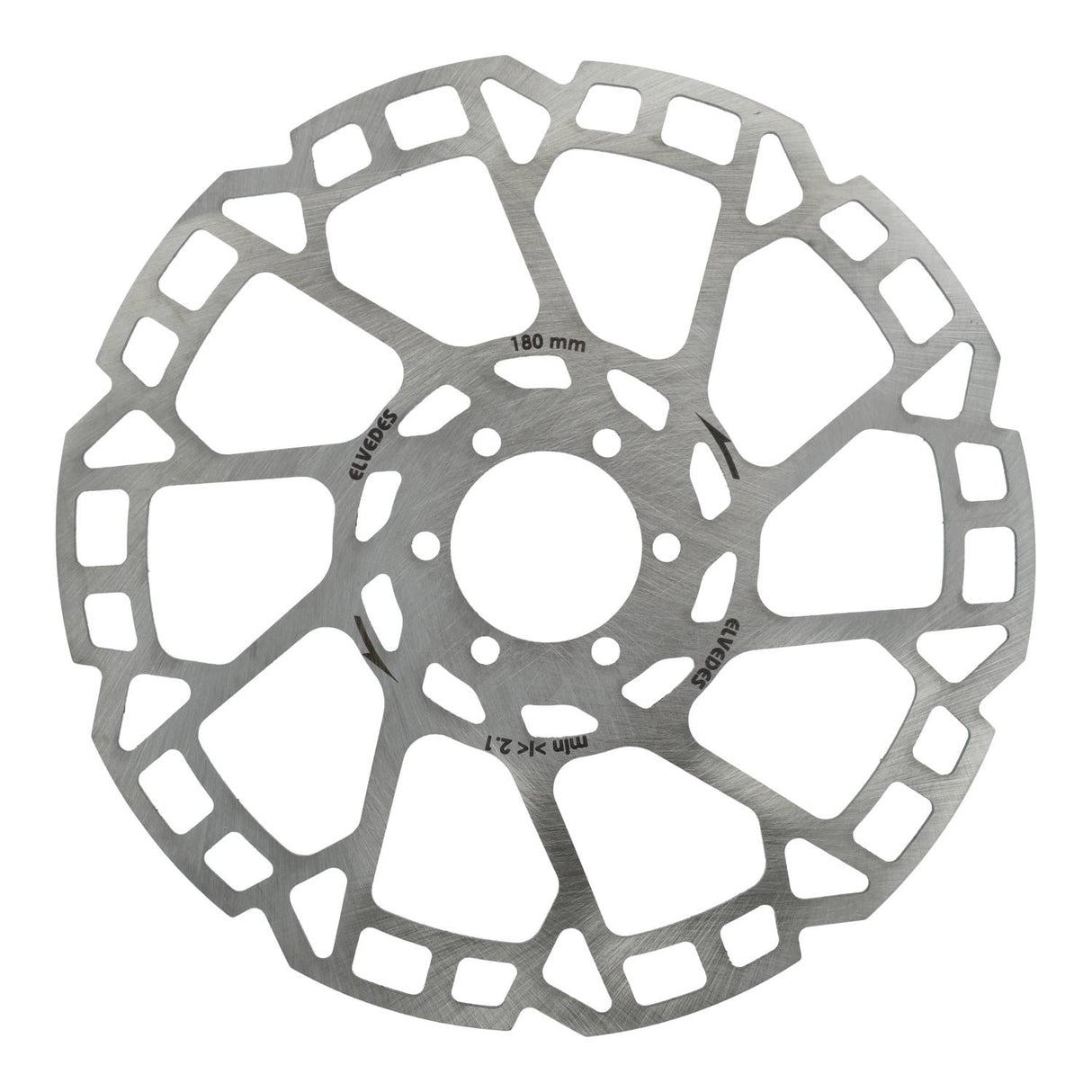 Elvedes brake disc 6-hole Ø180mm T = 2.3mm