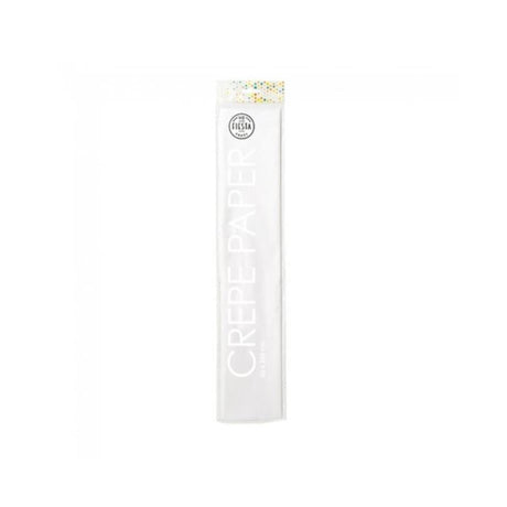 Krepppapier 50x250cm weiß, Packung mit 12 Rollen