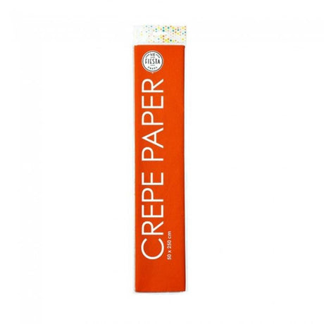 Krepppapier 50x250cm orange, Packung mit 12 Rollen