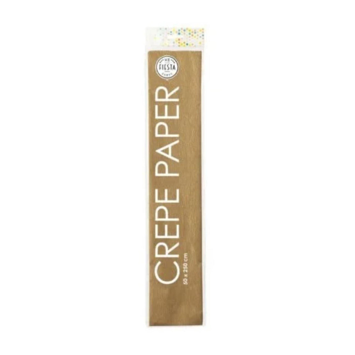 Globos Krepppapier Gold, 50x250cm