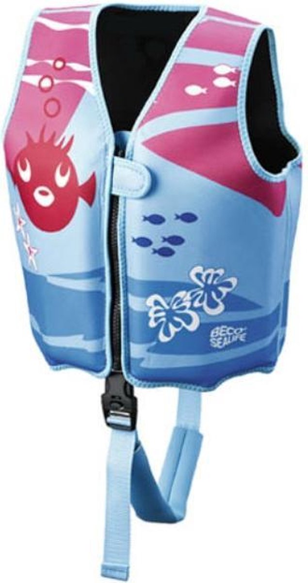 Beco-sealife® - Schwimmweste Schwimmweste Kind - Blau Rosa - M: 18-30 kg