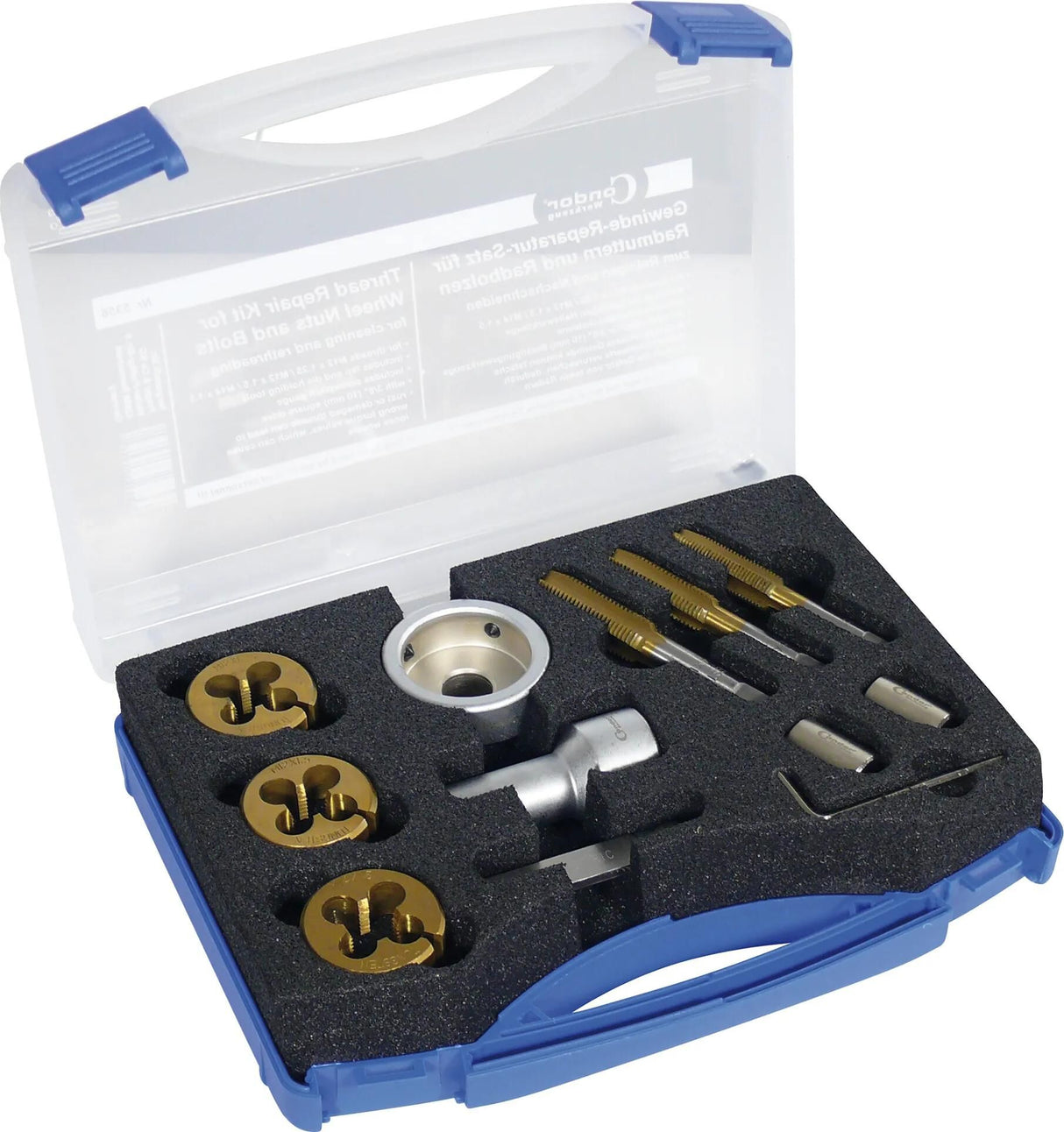 Condor Handgewindebohrer-Satz 5356 Gewinde rep. Set 12-tlg