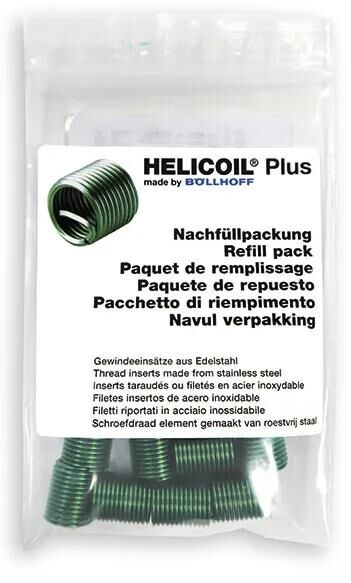 Böllhoff Gewindeeinsatz Helicoil plus Nachfüllpack Helicoil M6 12,00mm