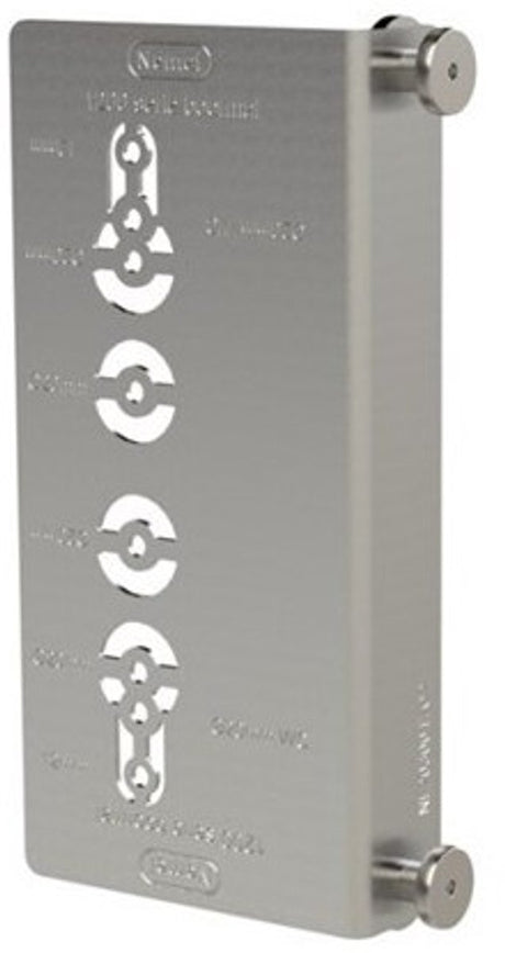 Nemef universele boormal tbv slot 1200 serie (voor kruk, cilinder, wc gat)