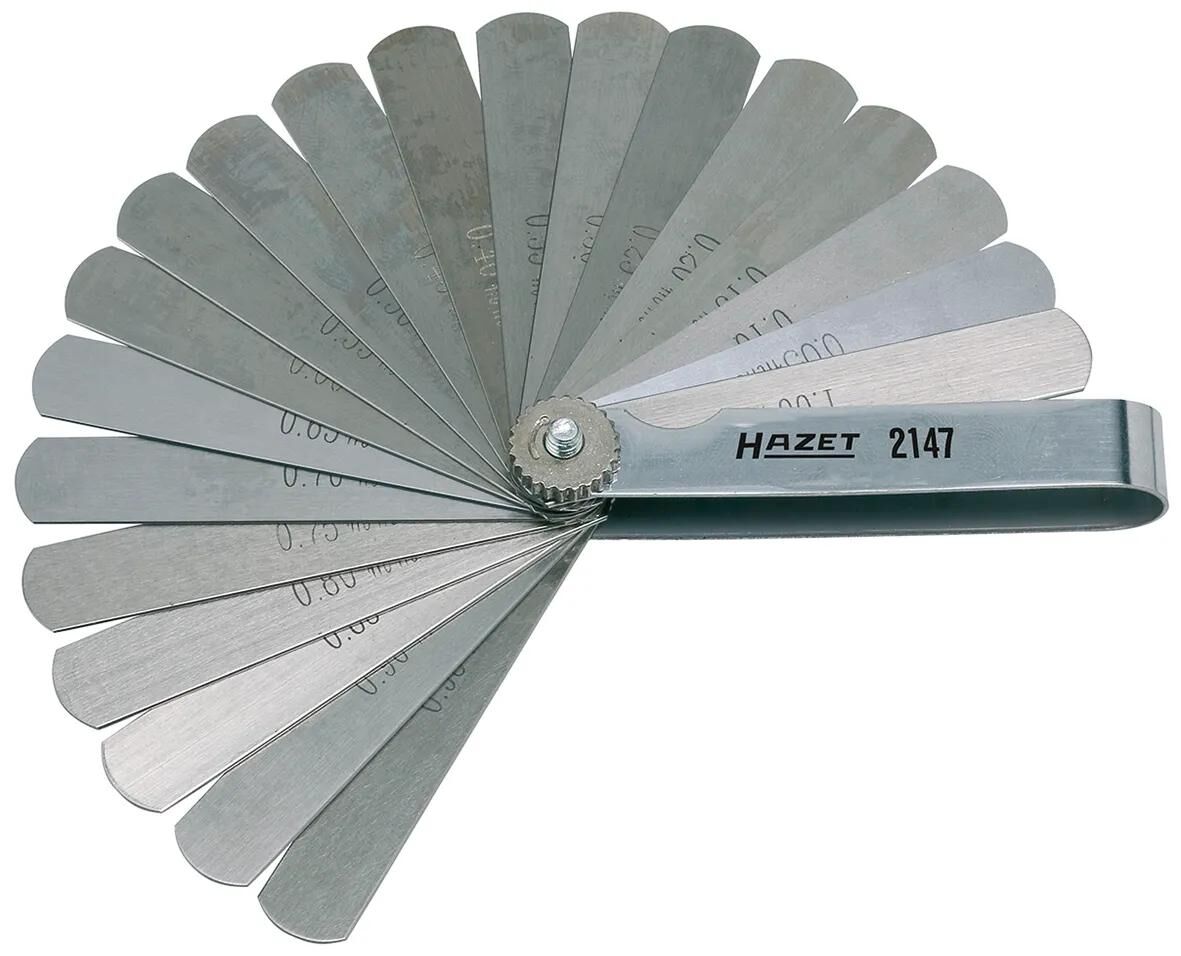 Hazet Fühlerlehren-Fühler-Lehrset 20 Blatt