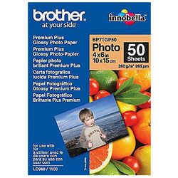 Brother fotopapier bp71gp50 a6 260 g m² glanzend wit