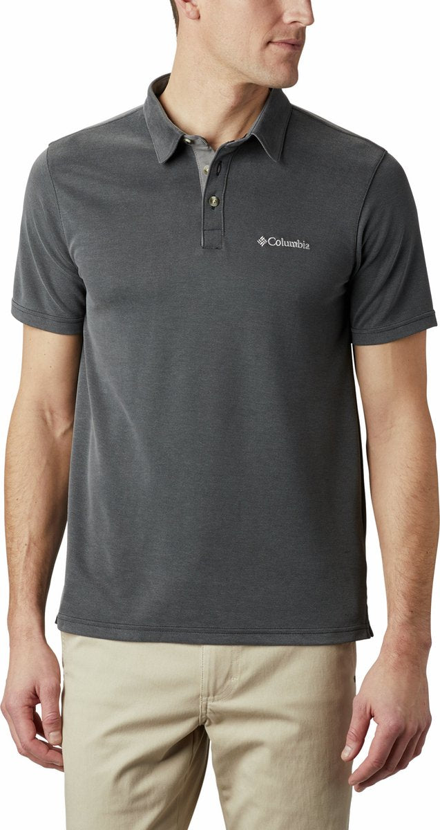 Columbia Nelson Point™ Polo - Poloshirt - Herrenpolo - Schwarz - Größe XXL
