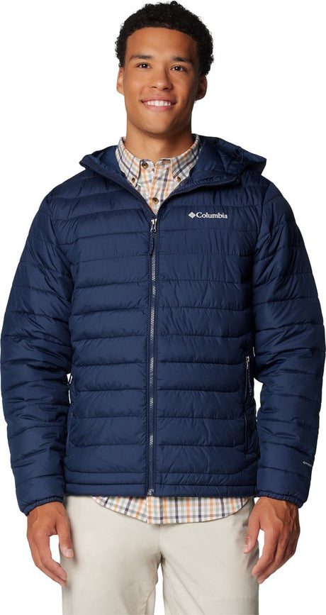 Columbia Powder Lite™ II Kapuzenjacke Herren Outdoorjacke – Collegiate Navy – Größe M