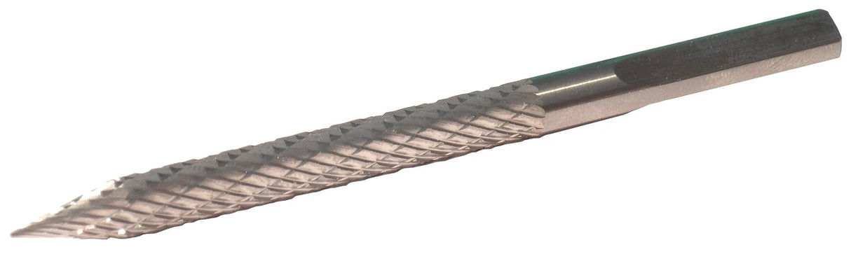 Reinheimer Akku-Bohrschrauber mit konischem Fräser aus Stahl, D1 = Nagellochreparatur