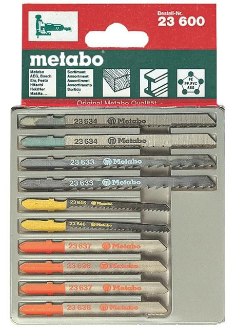 Metabo Zubehör Metabo Stichsägeblatt-Set Set Stichsägeblätter 10-teilig Metabo