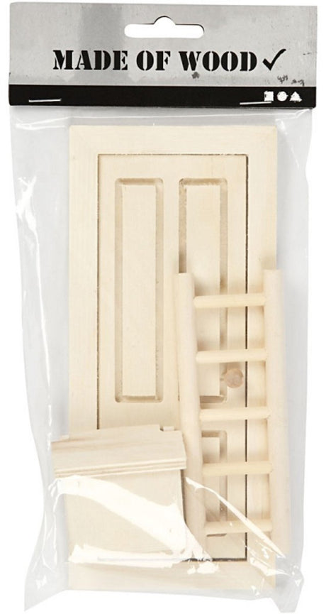 Creativ Company Wichteltür, Größe 8x18 cm, 1 Set