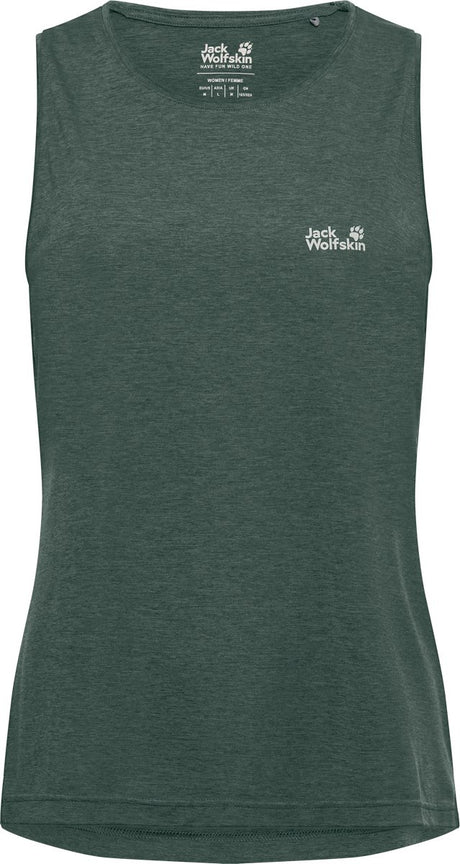Jack wolfskin wildtrail tank top w - - outdoor kleding - fleeces en truien - t-shirt