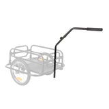 M-Wave Anhängerkupplung Fahrradanhänger Stahl schwarz 120 cm 3-teilig