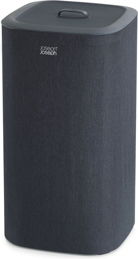 Joseph Joseph Tota Wäschekorb – 2 Fächer – Wäschesortierung – 60 Liter – Schwarz