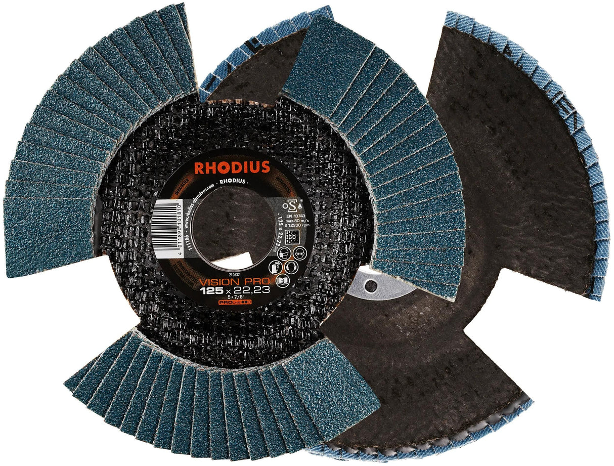 Rhodius Fächerscheibe Vision Pro Fächerscheiben Vision P 60 125x22,23