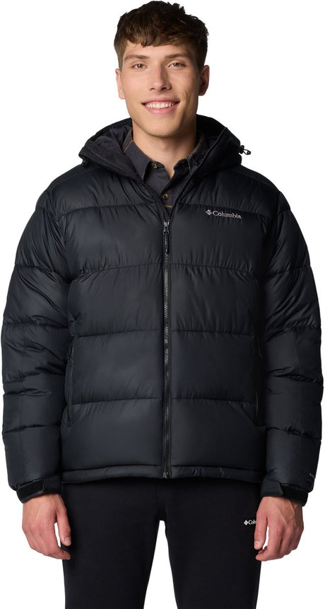 Columbia Pike Lake™ II Kapuzenjacke Herren Outdoorjacke – Schwarz – Größe S