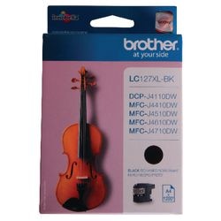 Tonercartridge brother lc127xlbk zwart