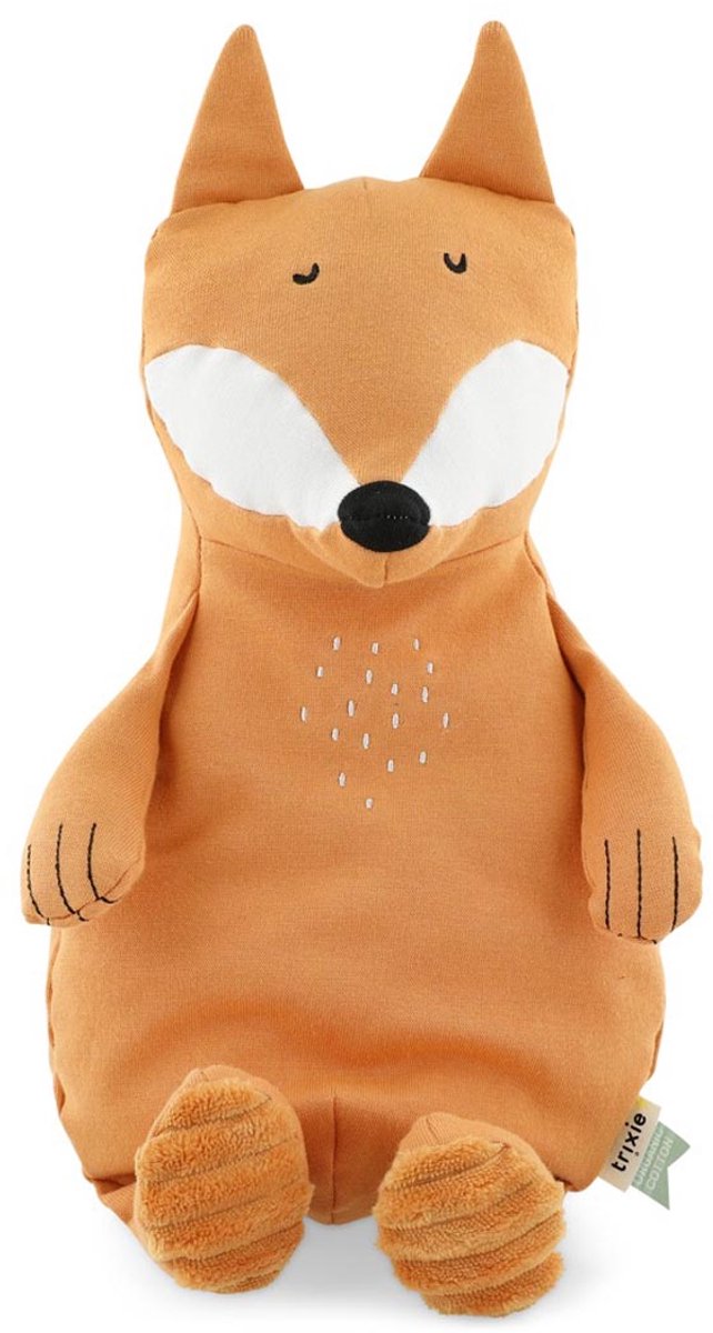 Trixie Kuscheltier - Mr. Fuchs - Tierplüsch - Fuchs - erstes Kuscheltier für Baby - 100 % Bio-Baumwolle - groß