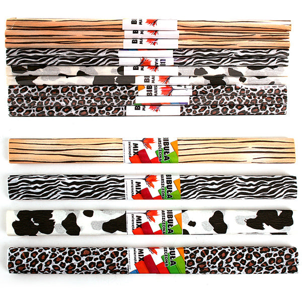 Tiere aus Krepppapier, 10er-Set