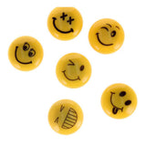 Magnetmix Emoticons 30mm, 6 Stk.