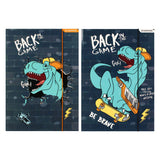 Ordner mit elastischem A4-Skate-Dino