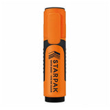 Orangefarbener Textmarker