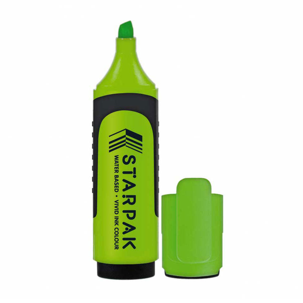 Grüner Textmarker