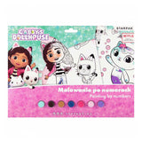 Gabbys Puppenhaus – Malen nach Zahlen – inkl. 7 Farben Farbe und Pinsel