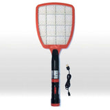 Fly Shock elektrische Fliegenklatsche wiederaufladbar mit Taschenlampe 5xLED