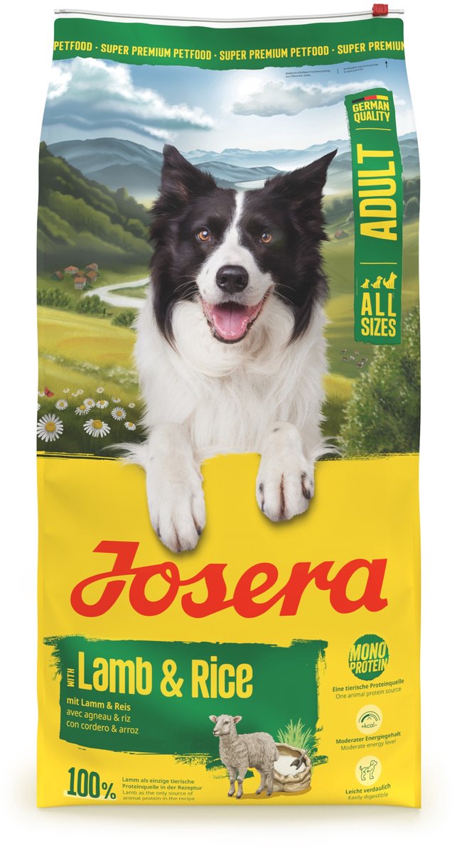 Josera Lammreis – alle Größen für Erwachsene – Hundefutter – 12,5 kg