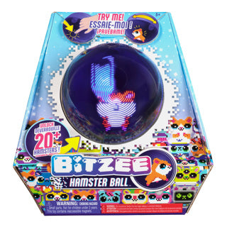 Bitzee Hamsterball – interaktives Spielzeug mit mehr als 20 Hamstern – rollt und reagiert auf Berührung – digitales Haustierspielzeug