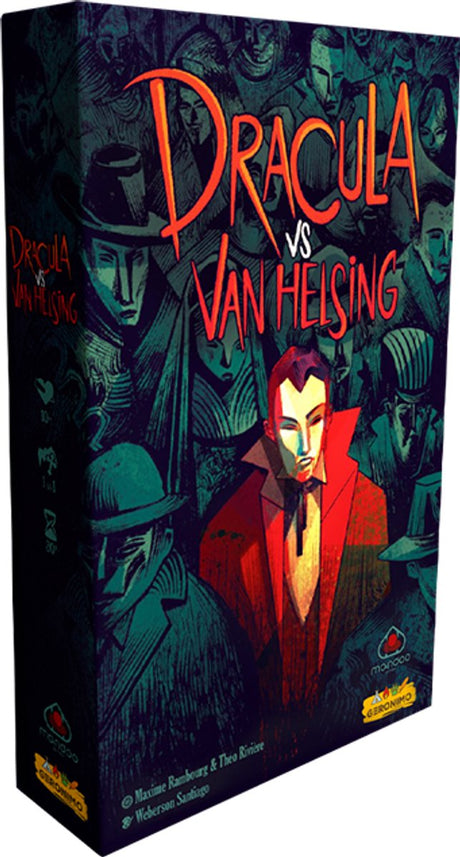 Geronimo-Spiele – Dracula vs. Van Helsing – Strategiespiel – 2 Spieler – geeignet ab 10 Jahren