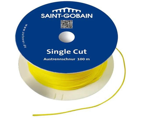 Saint-Gobain Autoentfernungsschnur, Einzelschnittlinie, Einzelschnittlinie, gelb, 1,25 mm
