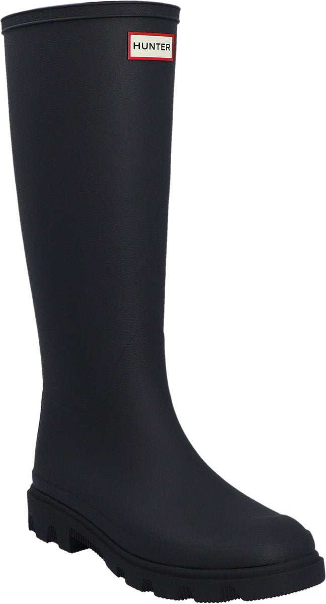 Hunter downpour tall insulated boot unisex regenlaarzen - zwart
