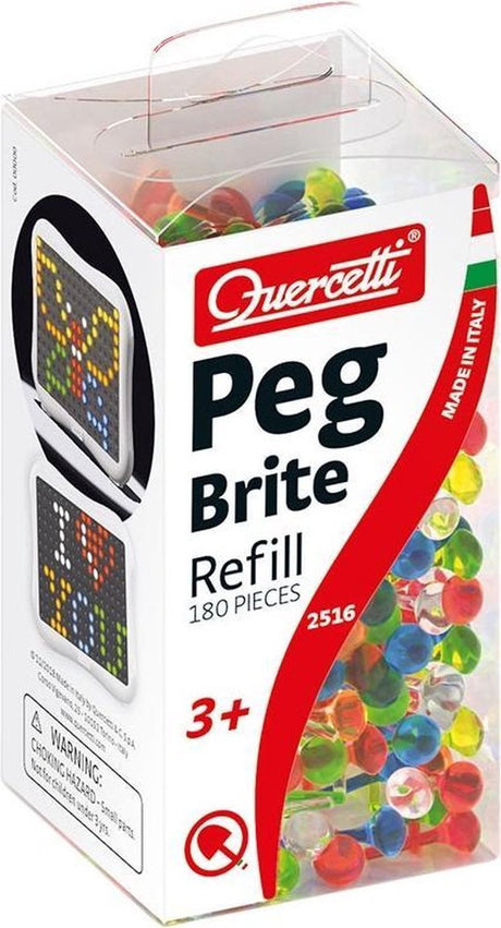 Quercetti -Nachfüllstifte mit Licht, 180dlg.