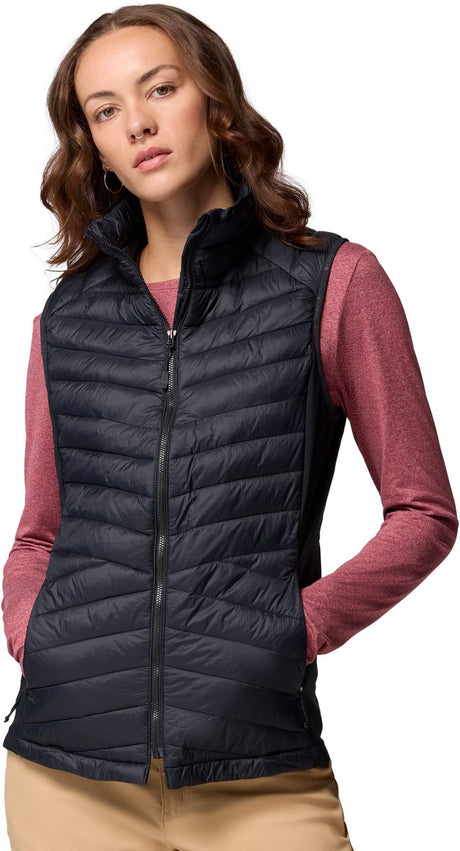 Columbia Powder Pass™ III Hybrid Weste Damen Outdoor-Körperwärmer – Schwarz