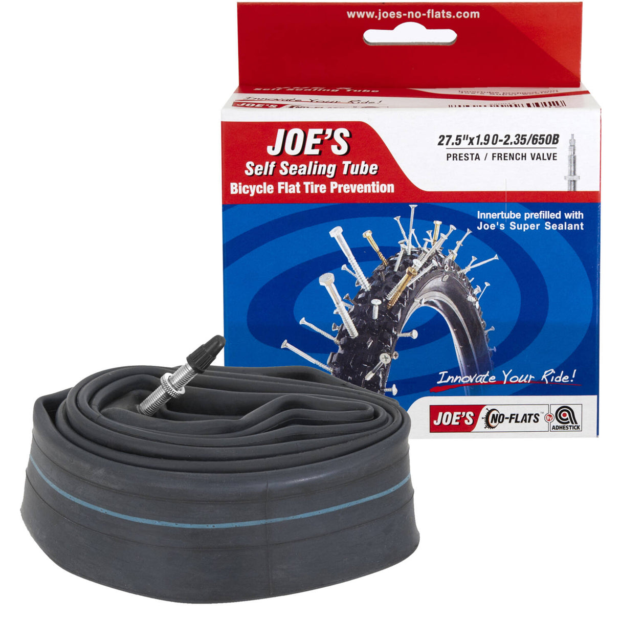 Joe's No Flats - Innenrohr -Dichtungsrohr FV 27.5x1.90-2.35 (MTB)