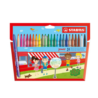 Stabilo -Kraft - Filzstift - Set mit 24 Teilen
