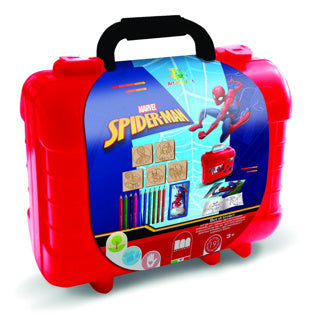 Spider-Man-Reisestempel und Farbetui