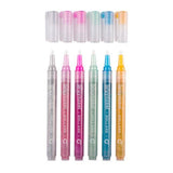 Bruynzeel Glitzer-Filzstifte Pastell 6 Stück | 3 Stück