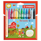 Stabilo Trio Jumbo - Filzstift - Set à 12 Stück