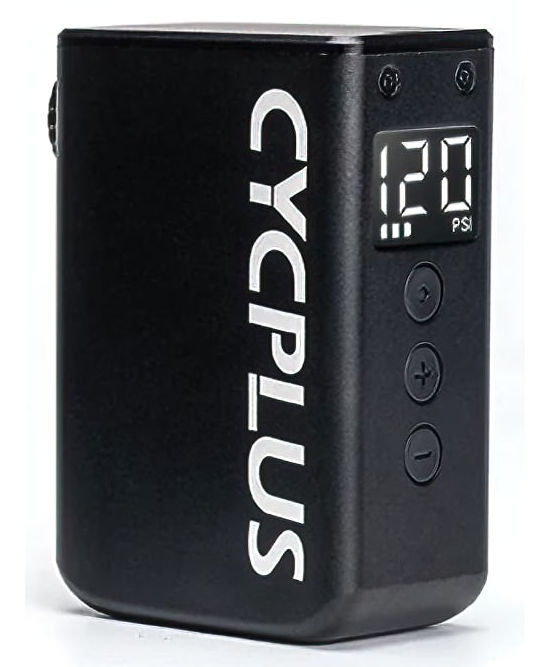 Cycplus Electric Battery Bicycle Pump AS2 Cube Black