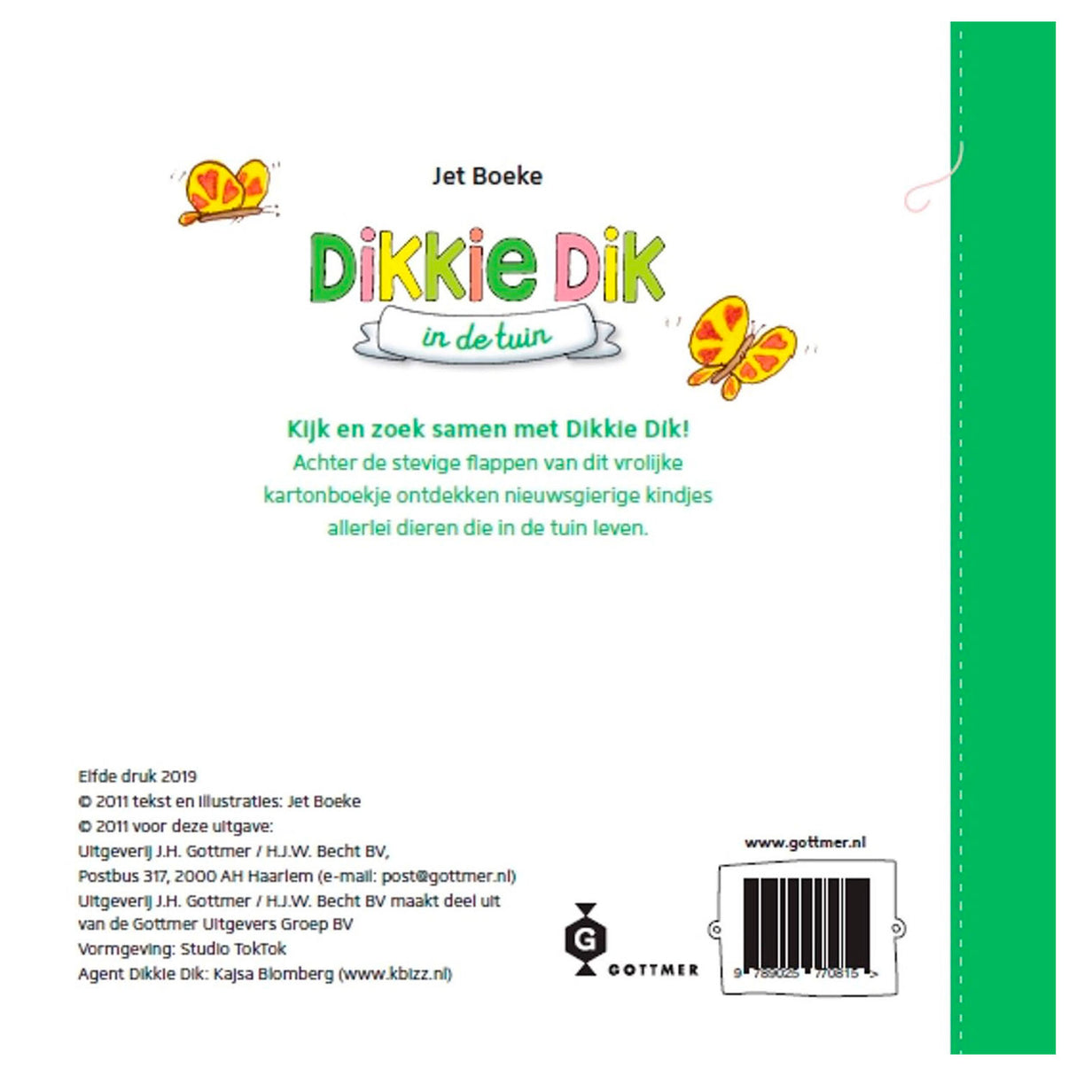 Klappenbuch der Gottmer-Verlagsgruppe: Fettes Fett im Garten. 1+