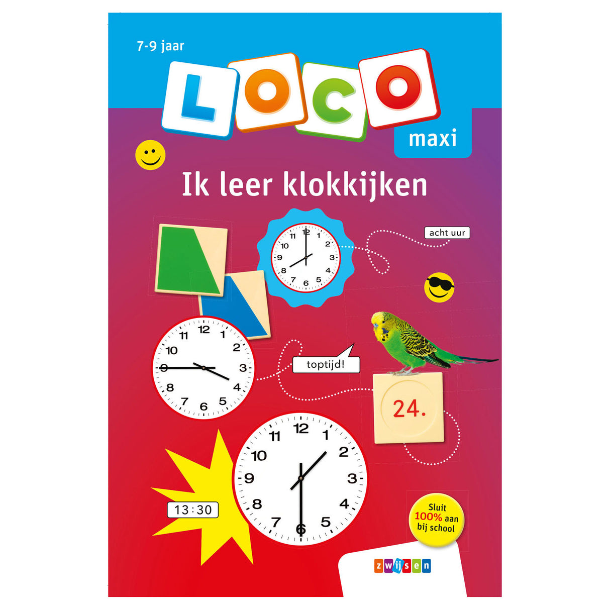 LOCO Maxi - Ech léieren ze kucken Klokk (7-9 Joer)