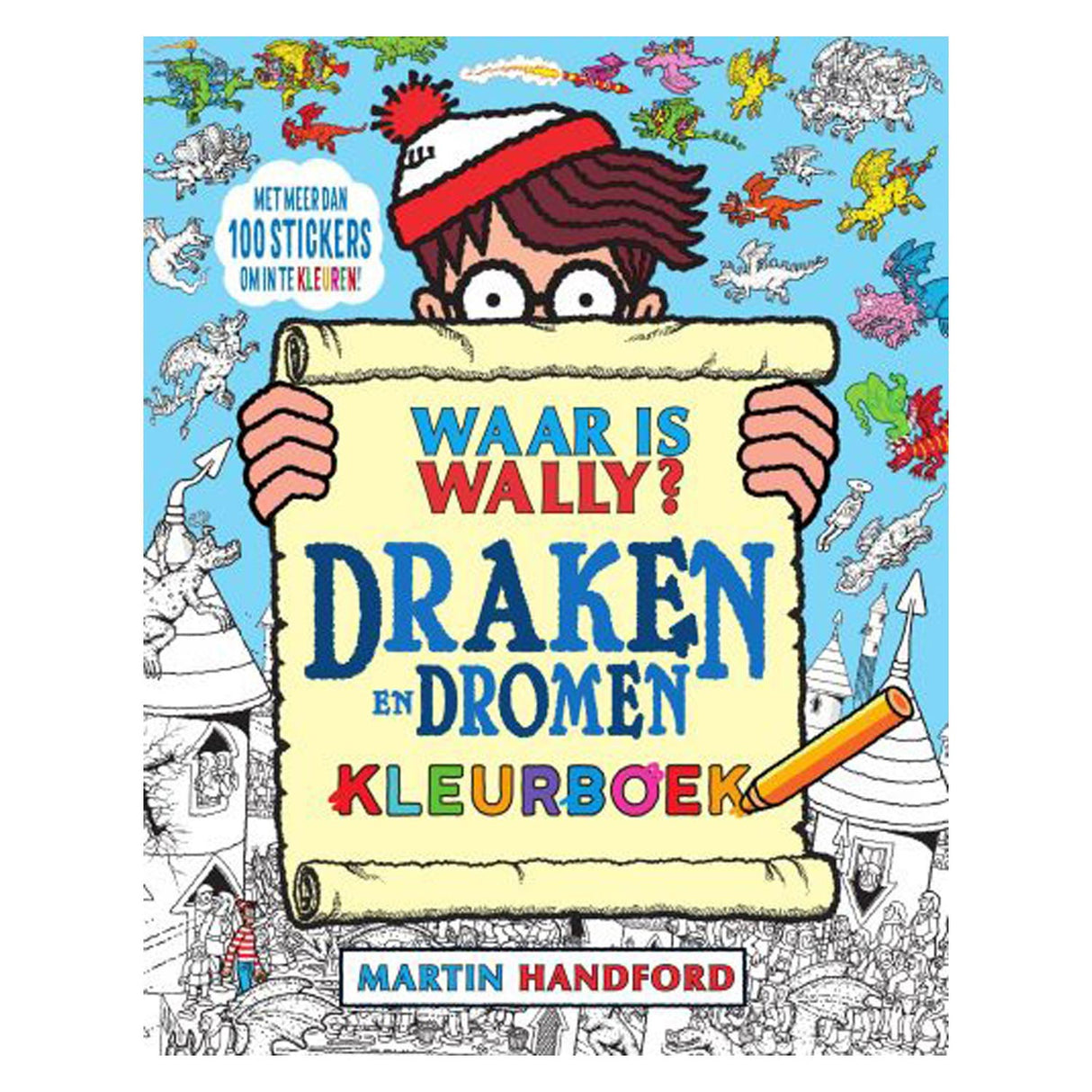 Wo ist Wally? Farbbuch von Drachen und Träumen